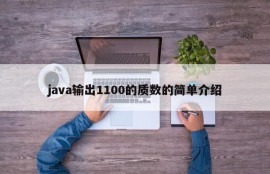 java输出1100的质数的简单介绍